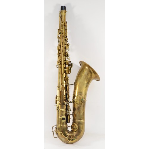 457 - A 20th century brass Eltkhart alto saxophone, with Yamaha mouthpiece, impressed EC 8.1914 111954 119... 