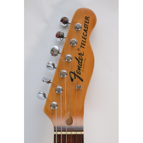 462 - A Fender Telecaster in natural ash with maple neck, pat 2573254/3143028. updated imagery, to show th... 