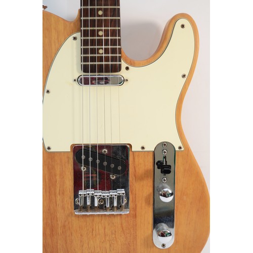 462 - A Fender Telecaster in natural ash with maple neck, pat 2573254/3143028. updated imagery, to show th... 