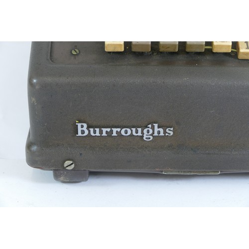 468 - A 20th century vintage Burroughs adding up machine.