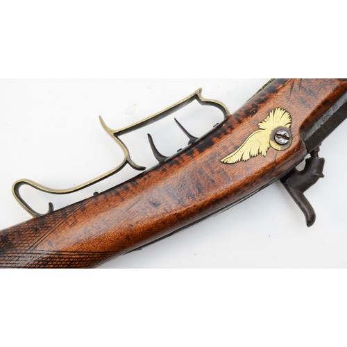 515 - A percussion .54 bore plains rifle by Pennsylvania Rifle Works, with heavy 36 inch octagonal barrel ... 