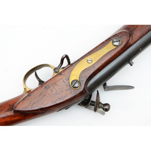 517 - An East India Company Brown Bess flintlock musket, c.1800, from the Jaipur Armoury, with flint lock ... 