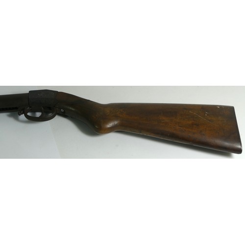 523 - An early 20th century Diana .177 underlever air rifle, walnut stock (at fault)

This product is not ... 