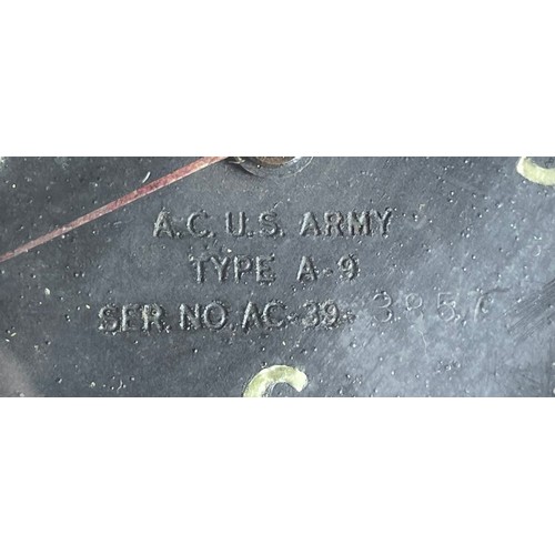 568 - WWII, Longines/Wittanauer, military 8 day US Army Clock, Type A-9, Specification 27879, serial no. A... 