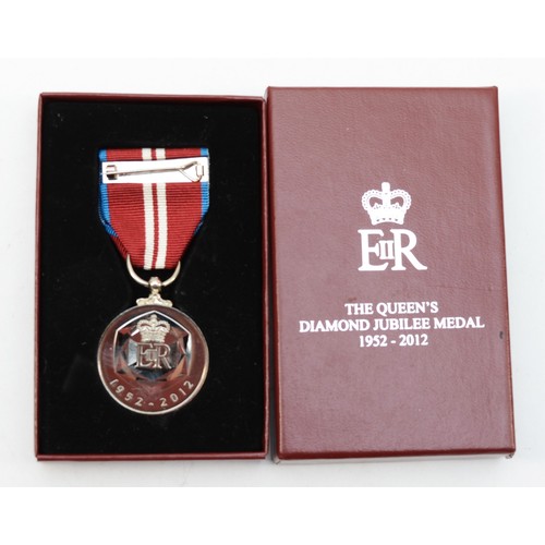 592 - ERII, the Queen's Diamond Jubilee Medal, 1952-2012, cased