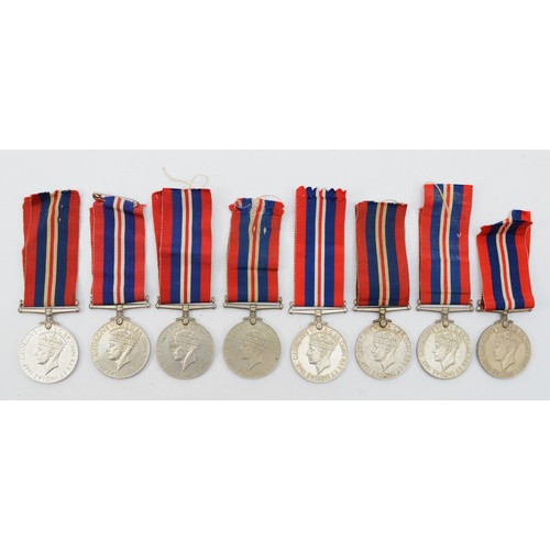 607 - WWII eight War medals