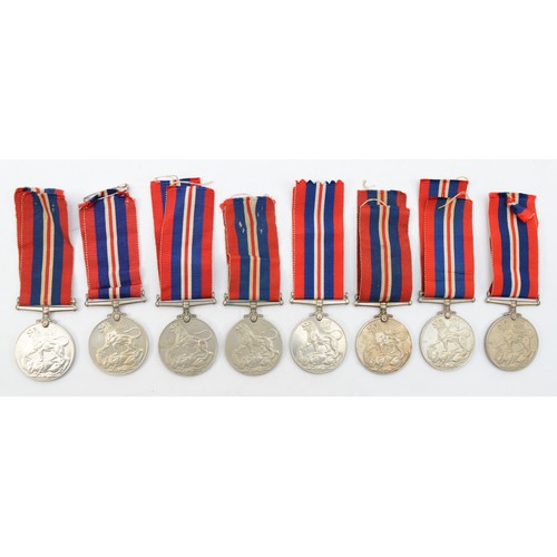 607 - WWII eight War medals