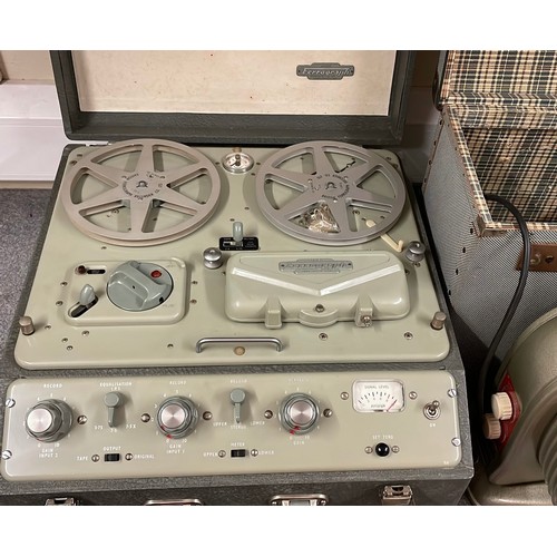 461 - A 20th century Farragraph reel to reel machine together with with a cased 20th century Noris 8 elect... 