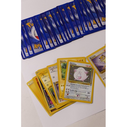 227 - Assorted Pokémon trading cards to include Dark Primeape 43/82, Dark Alakazam 18/82, Dark Electrode 3... 