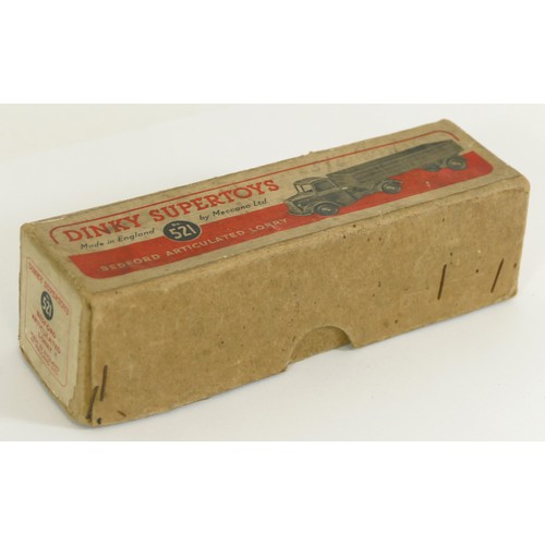 187 - Dinky Supertoys, a die-cast No. 521 Bedford lorry, boxed.