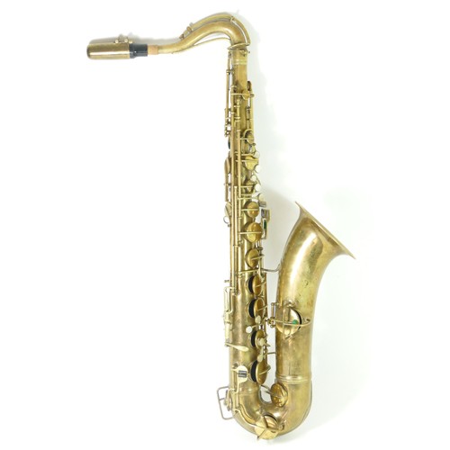 457 - A 20th century brass Eltkhart alto saxophone, with Yamaha mouthpiece, impressed EC 8.1914 111954 119... 