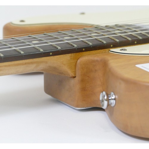 462 - A Fender Telecaster in natural ash with maple neck, pat 2573254/3143028. updated imagery, to show th... 