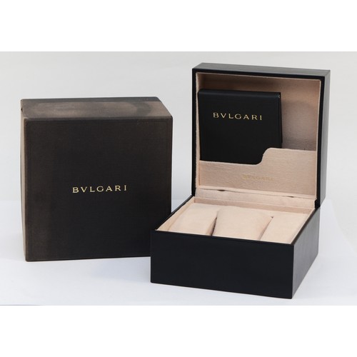 83 - A Bulgari wristwatch box, case