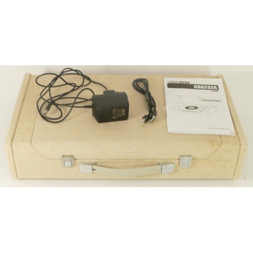 99 - A Crosley Nomad USB portable turntable, boxed with AC lead, USB lead and instructions, in working or... 