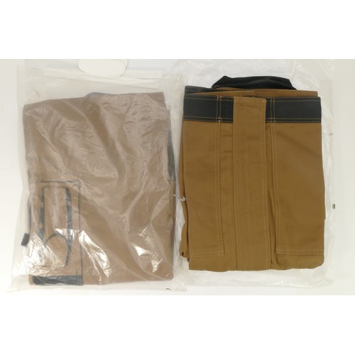 125 - Dickies two tone work vest khaki/black XXL, IN30020, new with tag, together with Dickies grafter duo... 