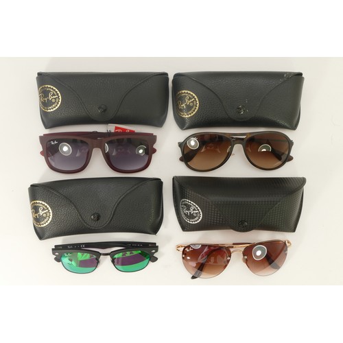 314 - Ray-Ban RB4165 Justin 600/38, original tags, paperwork cloth and case, RB4201 Alex 865/13, case, MOD... 