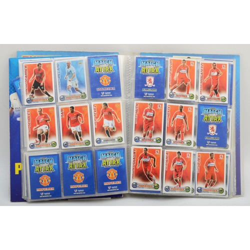 110 - An album of Topps Attax trading cards 2008/2009 season.