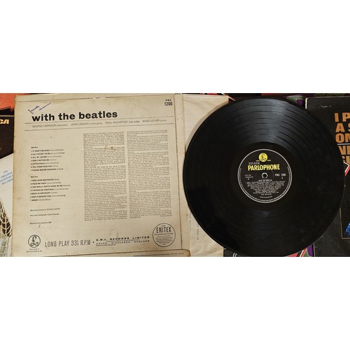 72 - Various 1960's and later LPs and singles to include Beatles, Help, PCS 3071, With The Beatles, 1963,... 