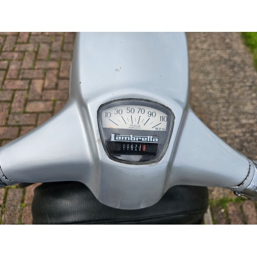 505 - 1985 Lambretta/Vijay GP200, 198cc. Registration number B249 AKN. Frame number 22/4 22 339582. Engine... 