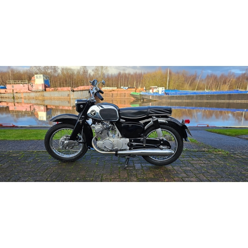 1966 Honda CA160, 161cc. Registration number GVU 866D. Frame number ...