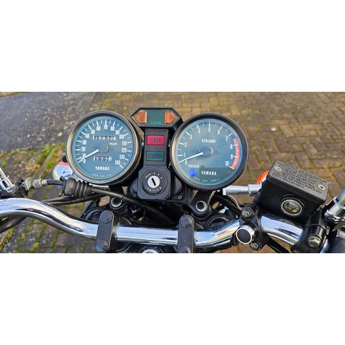 522 - 1980 Yamaha XS750, 747cc. Registration number EYN 603V. Frame number 1T5-008417. Engine number 1T5-0... 