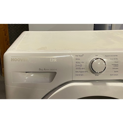 68 - A Hoover Link washing machine, 8kg A+++ 1400, 59x53x85.