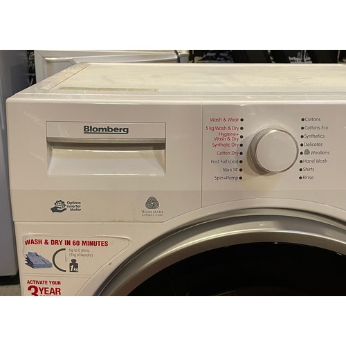 69 - A Blomberg washer/dryer machine, 8 wash & dry with optima inverter motor, 59x57x85.