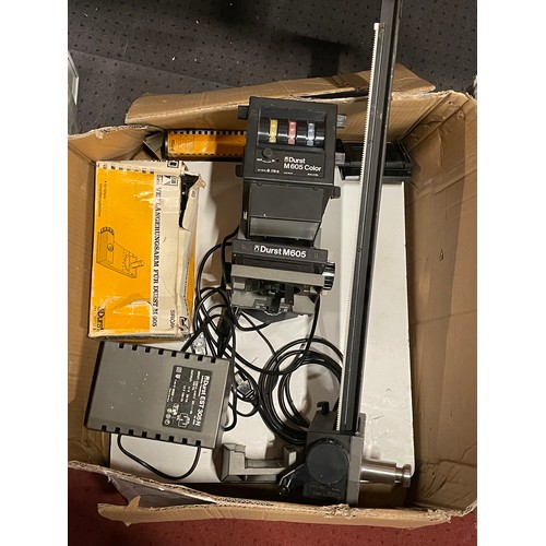 86 - A Durst M605 colour enlarger with associated equipment.