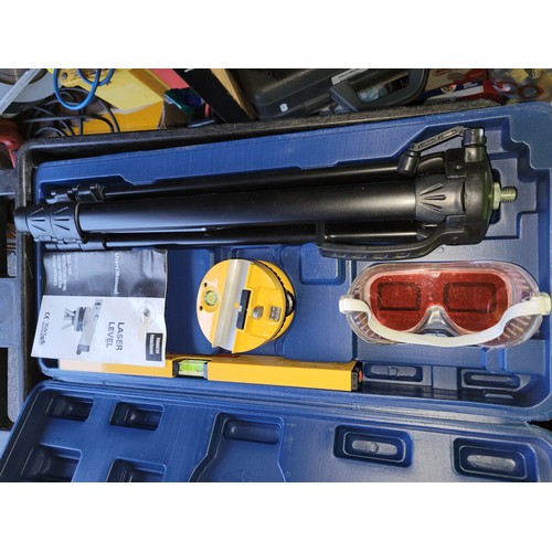 17 - Automobile testing equipment to include a Blue-Point LPESI-60 ignition tester, and a Kew Technik las... 