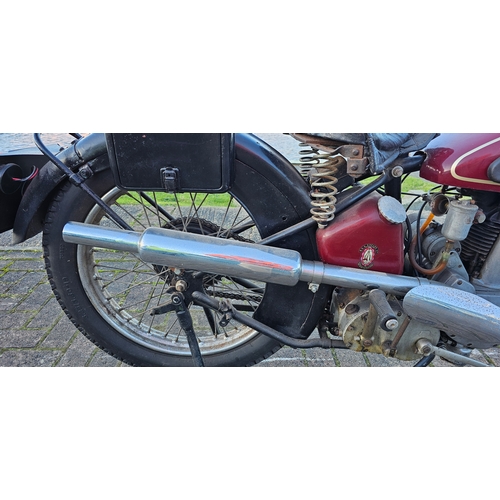 550 - c.1939 BSA Silver Star, B24, 350cc. Registration number WYJ 594 (Non transferrable). Frame number KB... 