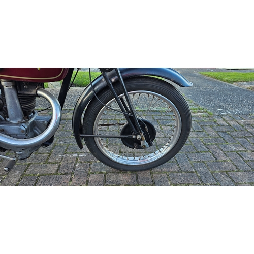 550 - c.1939 BSA Silver Star, B24, 350cc. Registration number WYJ 594 (Non transferrable). Frame number KB... 