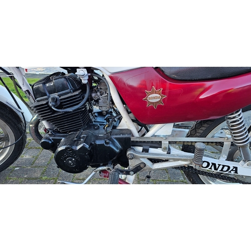 537 - 1999 Honda CB250, 234cc. PLEASE NOTE THIS IS A CAT C MOTORCYCLE. Registration number T855 SBB. Frame... 