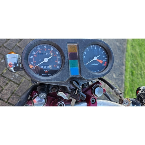 537 - 1999 Honda CB250, 234cc. PLEASE NOTE THIS IS A CAT C MOTORCYCLE. Registration number T855 SBB. Frame... 