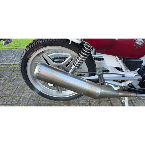 537 - 1999 Honda CB250, 234cc. PLEASE NOTE THIS IS A CAT C MOTORCYCLE. Registration number T855 SBB. Frame... 