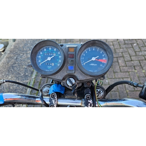 510 - 1981 Honda CB250N Super Dream, 248cc. PLEASE NOTE THIS IS A CAT C MOTORCYCLE. Registration number HO... 