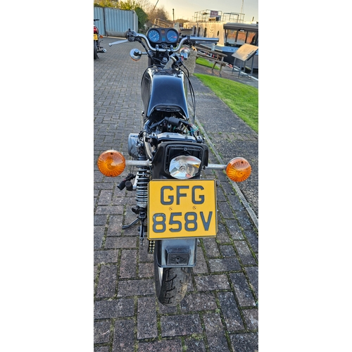 511 - 1980 Honda CB250N, 249cc. Registration number GFG 858V. Frame number JHMCB250N 2100344. Engine numbe... 