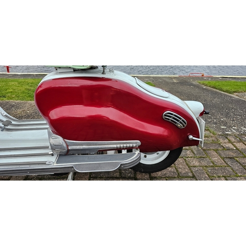 498 - 1957 Lambretta 150LD, 150cc. Registration number CSJ 322. Frame number 257865 150LD. Engine number 1... 