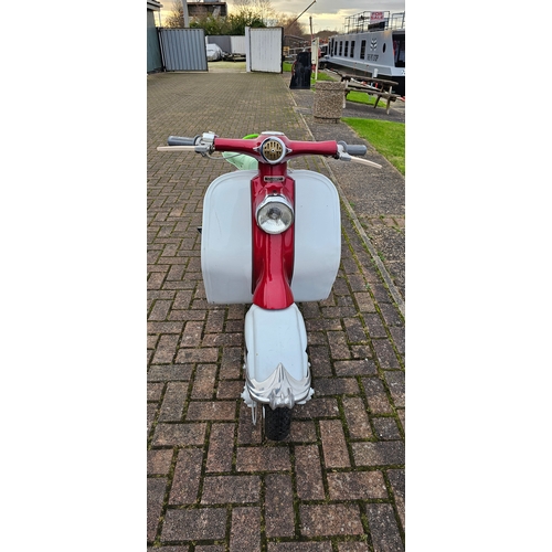 498 - 1957 Lambretta 150LD, 150cc. Registration number CSJ 322. Frame number 257865 150LD. Engine number 1... 