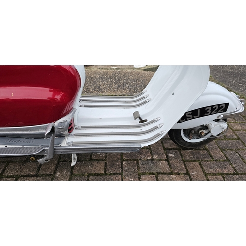 498 - 1957 Lambretta 150LD, 150cc. Registration number CSJ 322. Frame number 257865 150LD. Engine number 1... 