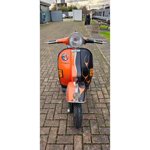 502 - 1982 Vespa P80X, 150cc. Registration number BWT 336X. Frame number V8X1T 19574. Engine number V8X1 1... 