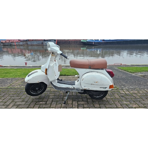 503 - 1986 Vespa Douglas VNX125, 123cc. Registration number C370 VLL. Frame number VNX1M 258365. Engine nu... 