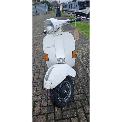 503 - 1986 Vespa Douglas VNX125, 123cc. Registration number C370 VLL. Frame number VNX1M 258365. Engine nu... 