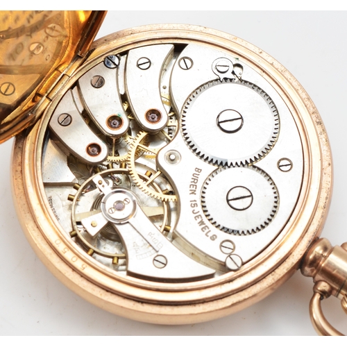 85 - Connard & Son LTD, Southport, a gold plated open faced key less wind pocket watch, the enameled dial... 