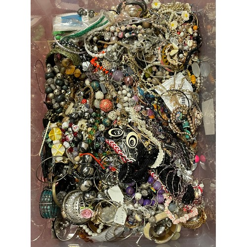 115 - Approximately 10kg of costume jewellery.