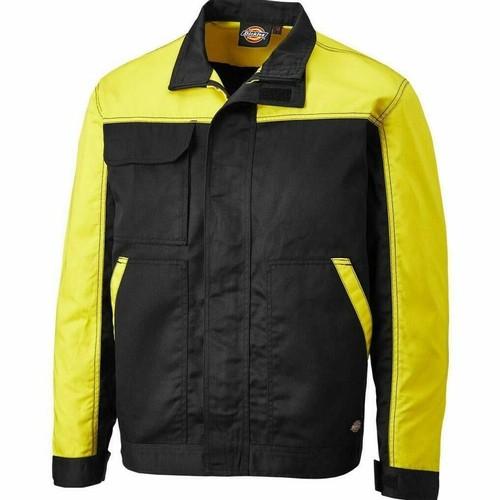 83 - Dickies two tone everyday work jacket. black/yellow, size small.