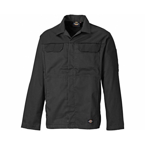 90 - Dickies Redhawk, two jackets, multi-pocket, 260 gms, size small, 1 x black, 1 x navy. (2)