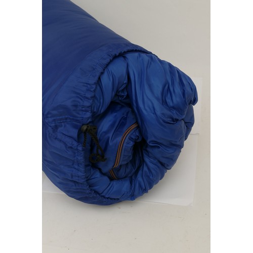 134 - Trespass 350g sleeping bag, new with tags, blue.