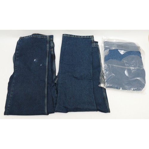 174 - Cotton  Traders, new in pack Easy Fit jeans, light blue, size W36 L34, together with 2 x pairs, Clas... 