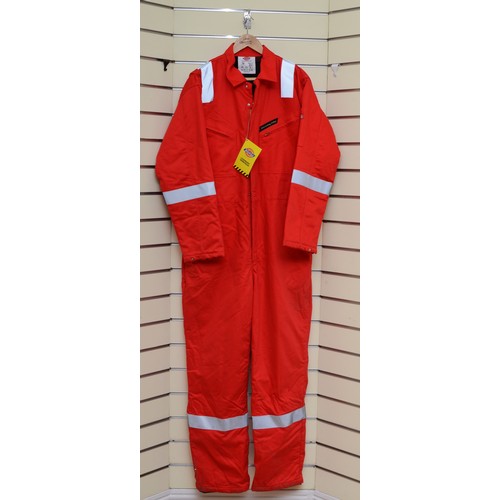 194 - Dickies Coveralls, lined, new with tags, red, size 46R.