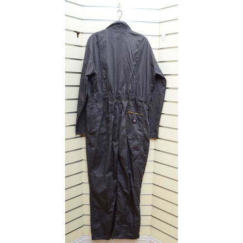 196 - Dickies, Red Hawk, zip front coverall, new with tags, grey, size 48T.